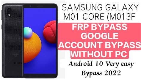 M01 Core Frp Bypass Samsung M01 Core Frp Bypass Without Pc