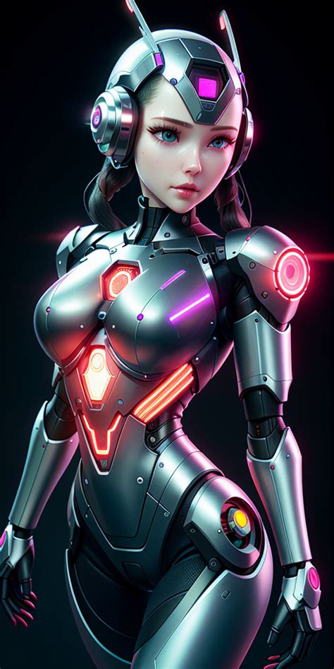 Female Cyborg Female Robot Cyberpunk Character Cyberpunk Art Comic