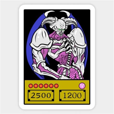 Summoned Skull Card Sticker Tp0401 Anime Stickers