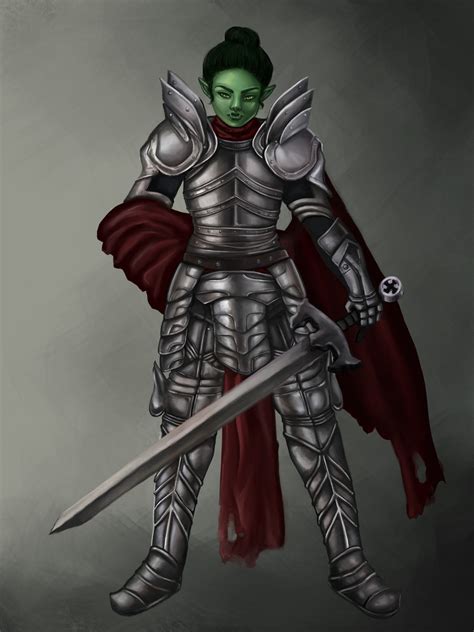 Half Orc Fighter Female