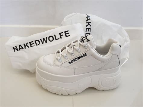 Naked Wolfe Sprinter White Leather Sneakers Shoes Luxury Sneakers