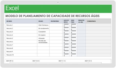 Modelos Gratuitos De Planejamento De Capacidade Smartsheet