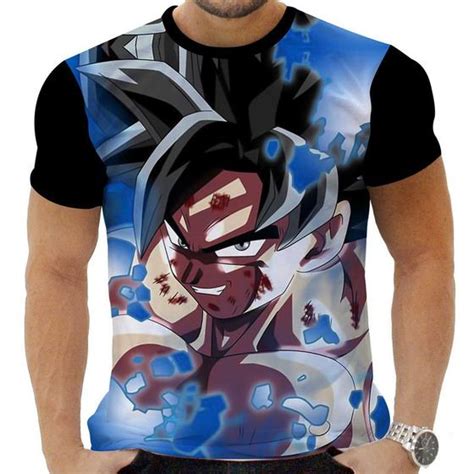 Camiseta Camisa Personalizada Anime Clássico Dragon Ball Goku Super