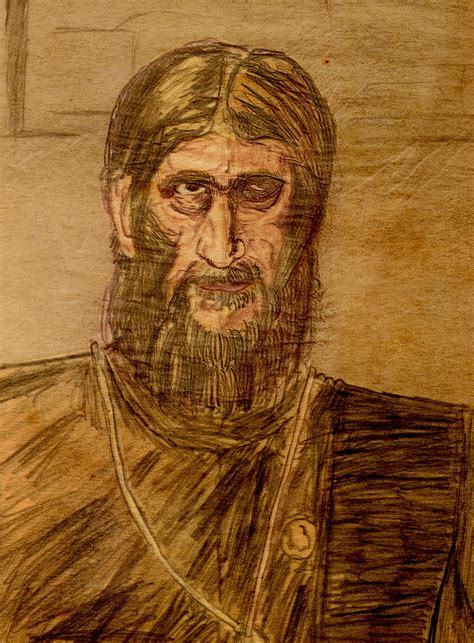 Grigori Efimovich Rasputin Drawing By Del Gaizo Pixels