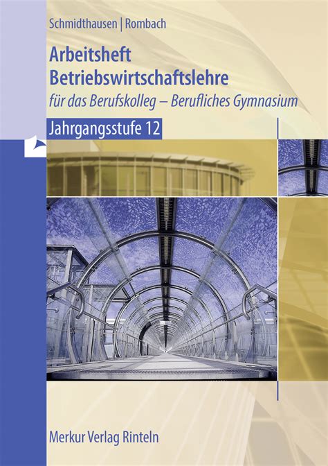 Arbeitsheft Betriebswirtschaftslehre F R Das Berufskolleg Berufliches