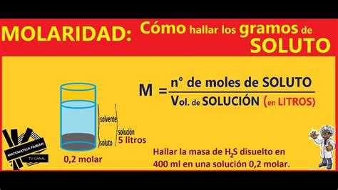 Como Calcular Moles De Soluto Printable Online