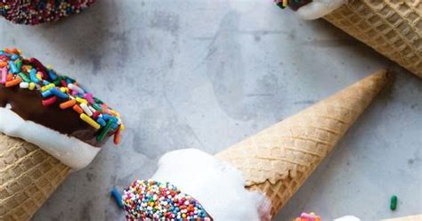 Marshmallow Dipped Ice Cream Cones Cooking Classy