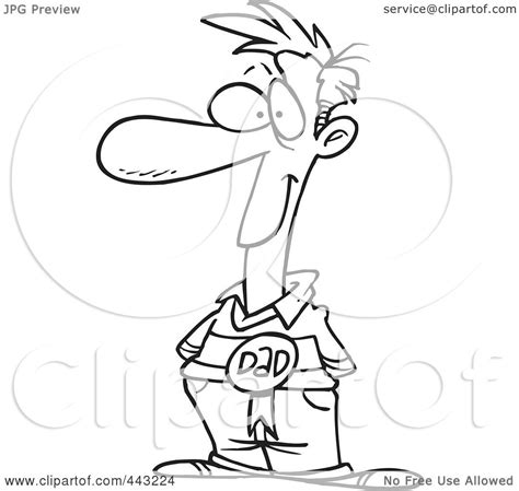 Royalty Free Rf Clip Art Illustration Of A Cartoon Black And White