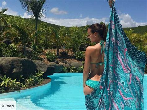 PHOTO Marine Lorphelin pose en bikini et déclenche une polémique Voici