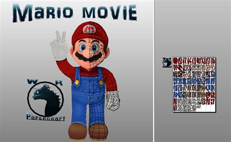 Mario Movie Papercraft W R Papercrafts