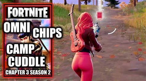 Collect Omni Chips At Camp Cuddle Fortnite Chapter 3 Season 2 Omni Sword Quest Youtube