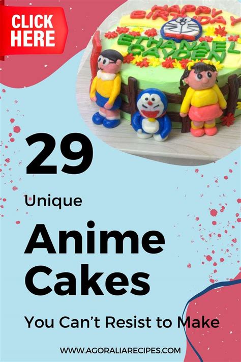 29 Unique Anime Cakes You Can’t Resist To Make - Agoralia Recipes