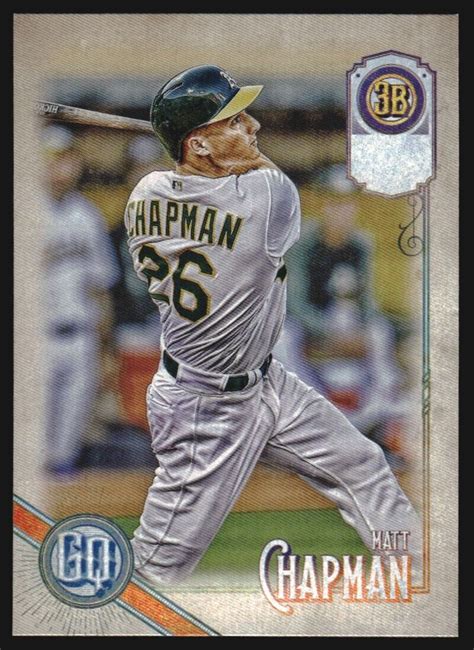 Topps Gypsy Queen Missing Nameplate Matt Chapman Ebay