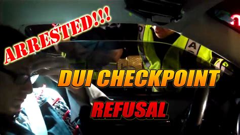 Dui Checkpoint Refusal Out Of Control Cops Youtube