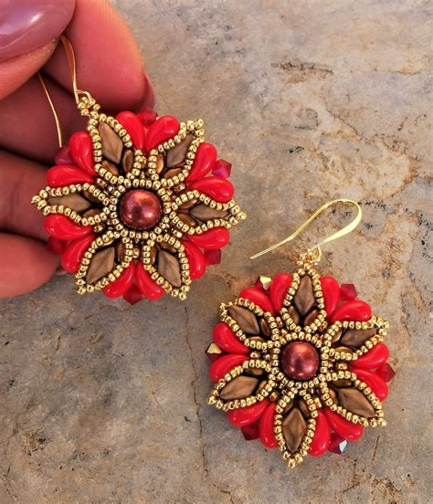 DIY ITA Eng Step By Step Orecchini Earrings Naregno Beading Etsy