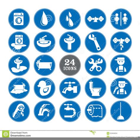 Bathroom Icons Clipart | Free Images at Clker.com - vector clip art ...