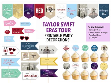 Taylor Swift Party Decorations Bundle Taylor Swift Eras Party Swiftie