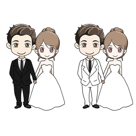 Wedding Couple Vector Design Images, Wedding Couple Free Vector ...