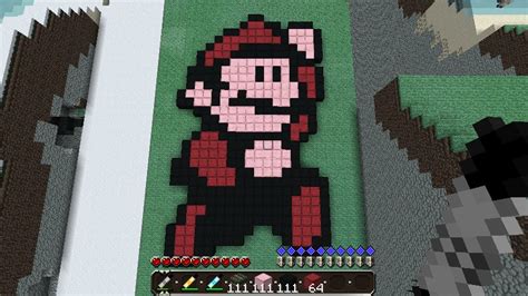 8-Bit Mario Minecraft Map