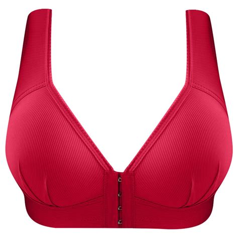 Bras For Older Women Bra With Front Buckle Style And No Steel Ring