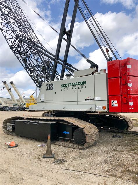 Link Belt 218 Hsl Lattice Boom Crawler Crane Scott Macon Equipment