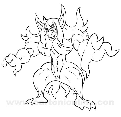 Grimmsnarl From Pokémon Coloring Page