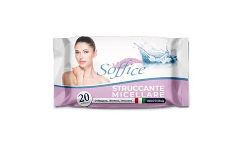 Soffice Salviette Struccanti Con Acqua Micellare 20 Pz