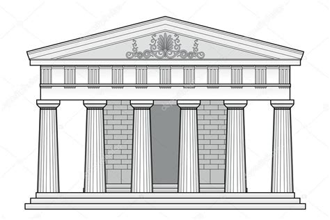 Struttura Del Tempio Greco Ancient Greek Architecture Off