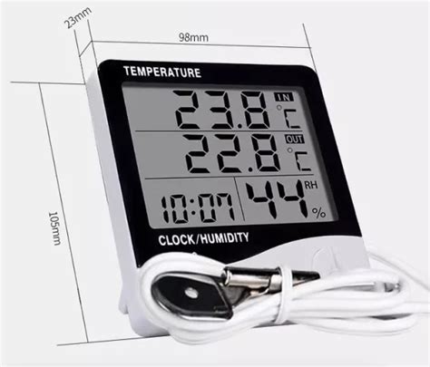 Htc 1 Htc 2 Temperature Clock Humidity Electronic Thermometer Manufacturer Supplier China