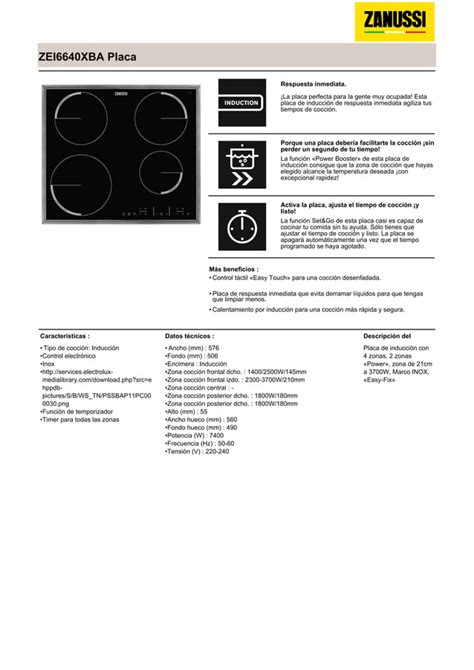 Manual Zanussi Encimera Zei Xba Pdf