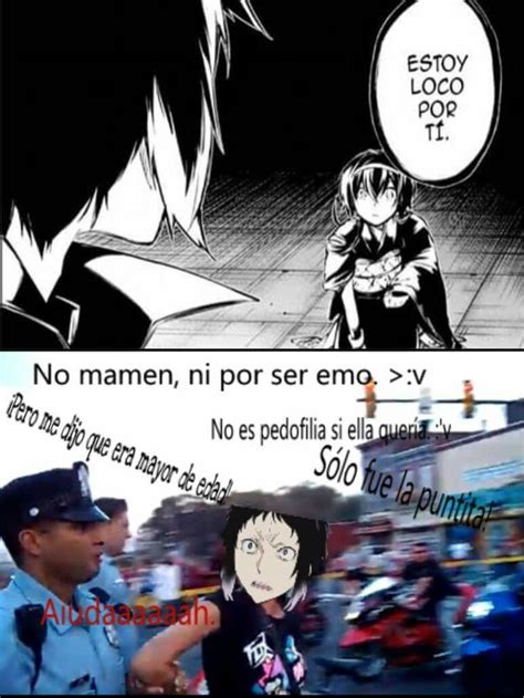 Pin de Mercedes Carloc en Bungou stray dogs Meme gracioso Imágenes