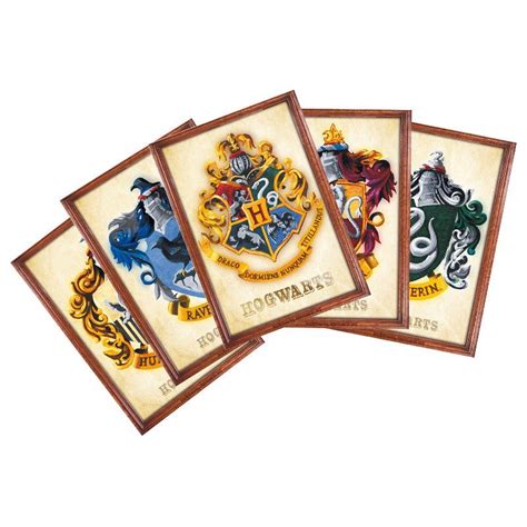 Harry Potter Hogwarts Häuser Postkarten 5er Set Lootware