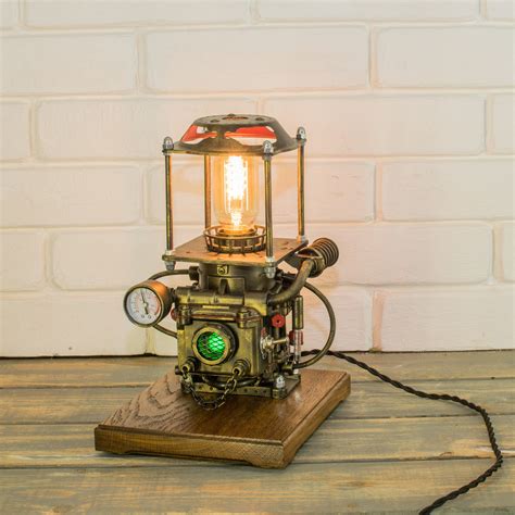 Steampunk Lamp Industrial Lamp Edison Lamp Steampunk Etsy