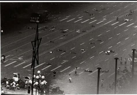 Photo Of The Aftermath Of Tiananmen Square Massacre Today Is Its 33rd