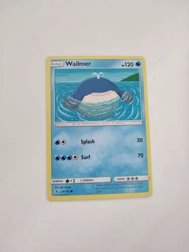 Carta Pokemon Wailmer 29 145 MercadoLibre