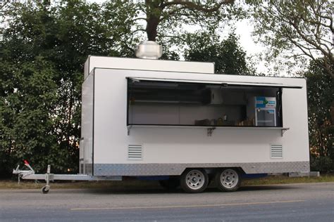 Customized Food Trailer Truck Kiosk Van Vending Caravan Cart Supplier