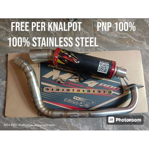 Jual Knalpot Samlong Cobra Original M24 Pro Beat Vario Mio Nmax