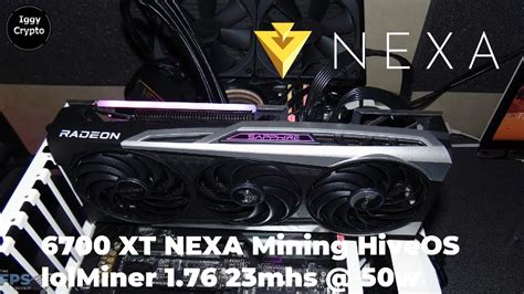 Xt Nexa Mining Hiveos Lolminer Mhs W Youtube