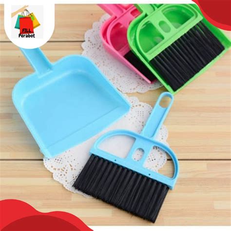 Jual Sapu Mini Set Serokan Dustpan Pengki Kecil Serok Warna Warni