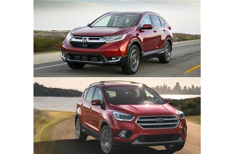 2017 Honda CR V Vs 2017 Ford Escape Head To Head U S News