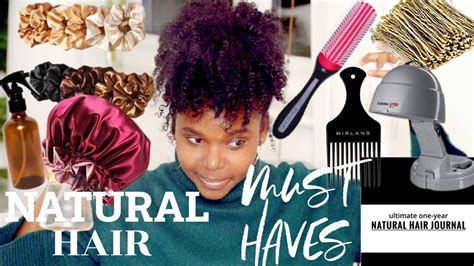 Top 19 Natural Hair Must Haves Essential Items For New Naturals Youtube