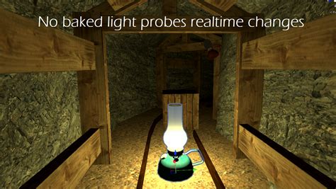 Unity D Realtime Changes In Baked Light Probes Boliscape The