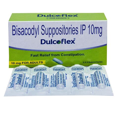 Dulcoflex 10 Mg Adults Suppositories 5s Price Uses Side Effects