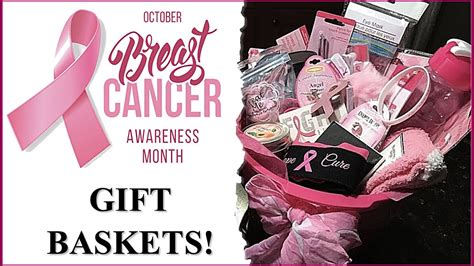 Dollar Tree Diy Breast Cancer Gift Baskets Supporting Breast Cancer