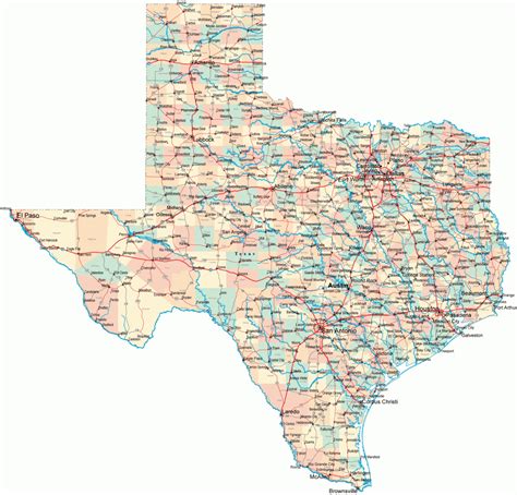 Texas Road Map - Official Texas Highway Map | Printable Maps