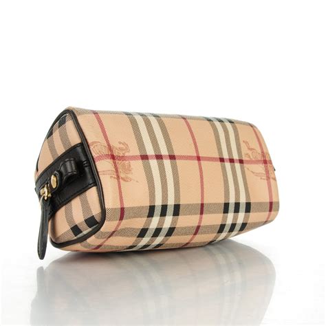 BURBERRY Haymarket Check Cosmetic Bag 158354