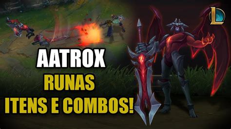 SIMPLES COMO Jogar de AATROX na Top Lane Guia Básico League Of