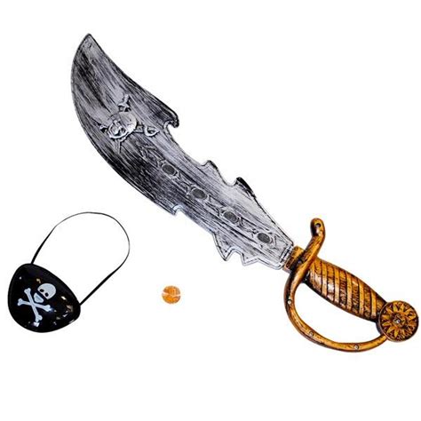 Pirate Swords with Eyepatch - Perfect Pirate Kit!