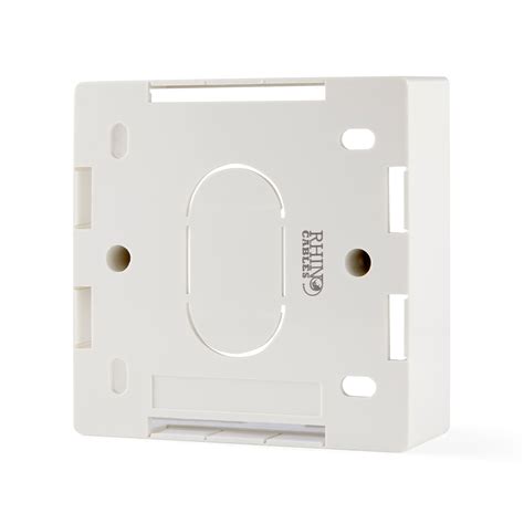 Ethernet Back Box For Faceplate Mm Or Mm Single Gang Size