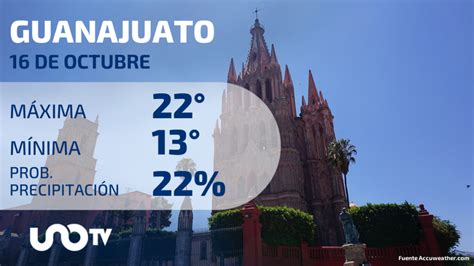 Clima En Guanajuato Para El 16 De Octubre De 2023 UnoTV